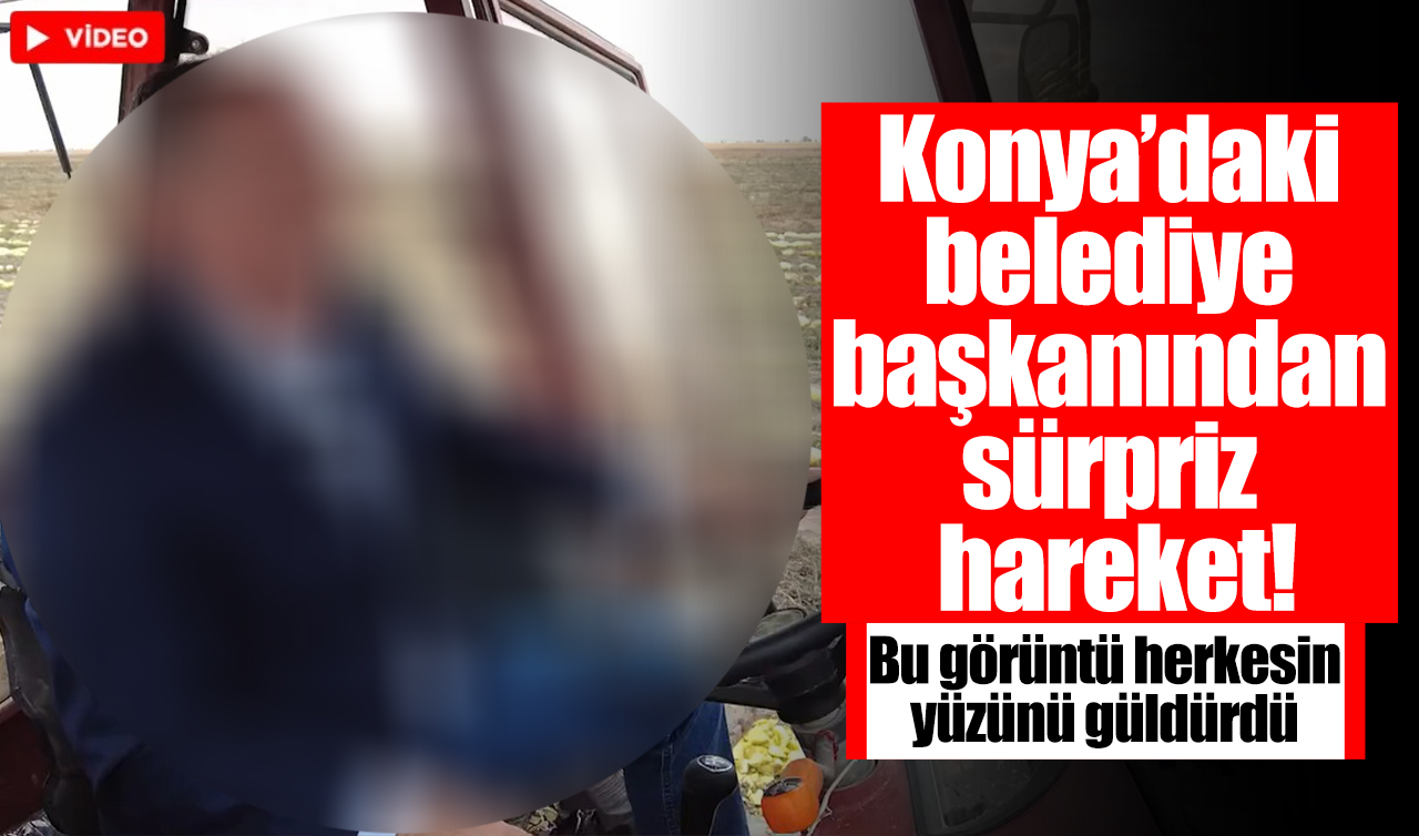 Konya’nın bu ilçesinde renkli anlar! Belediye başkanının bu görüntüsü çok sevildi